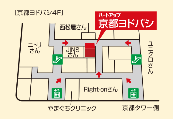 コンタクトレンズのハートアップ